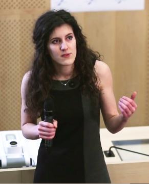 Marie-Charlotte Morin, finaliste nationale de Ma thèse en 180 secondes en 2014.